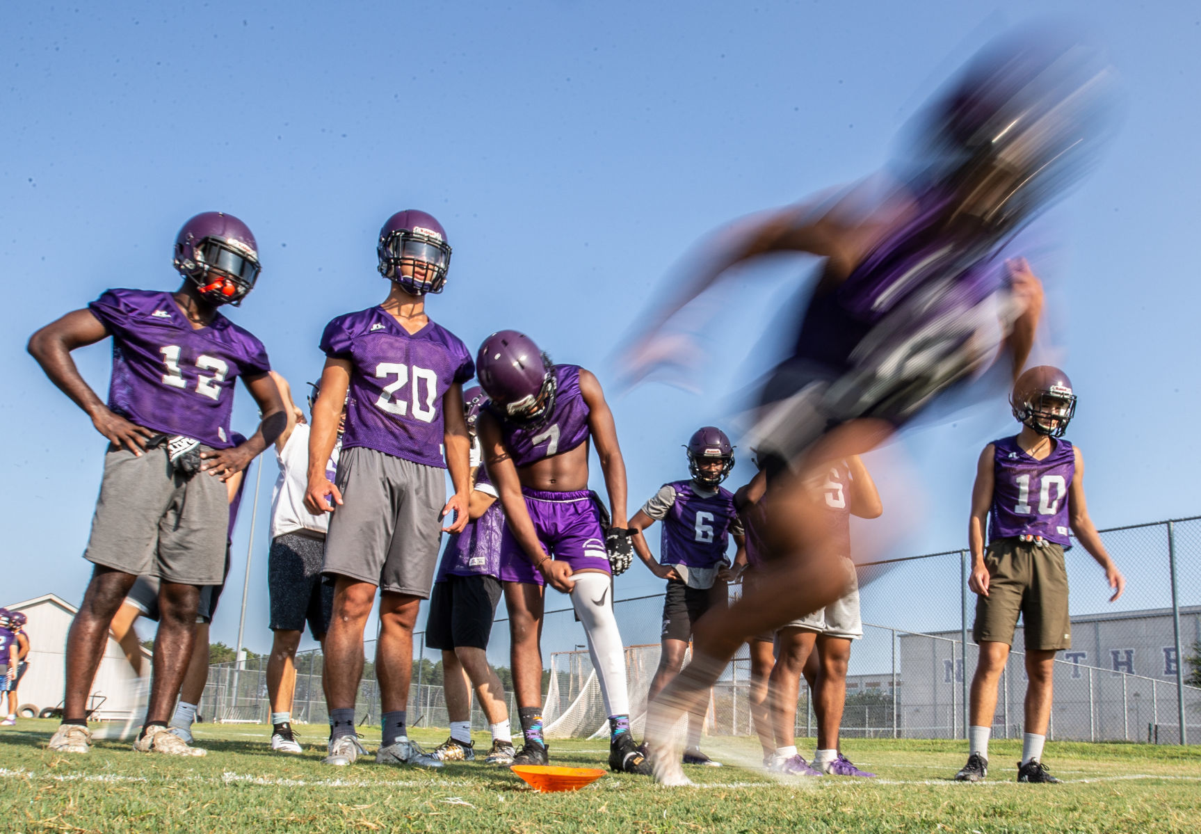 First day of football practice